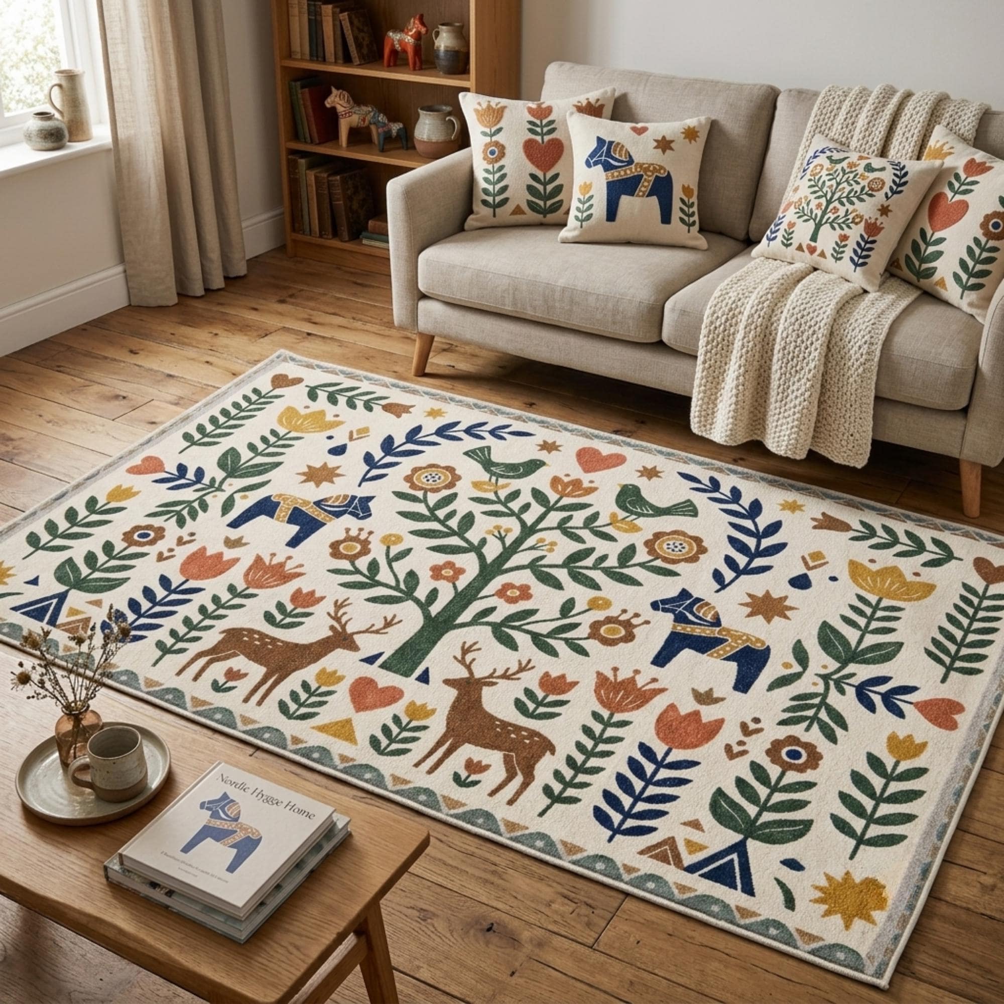 Vintage Nordic Blanket - Etsy