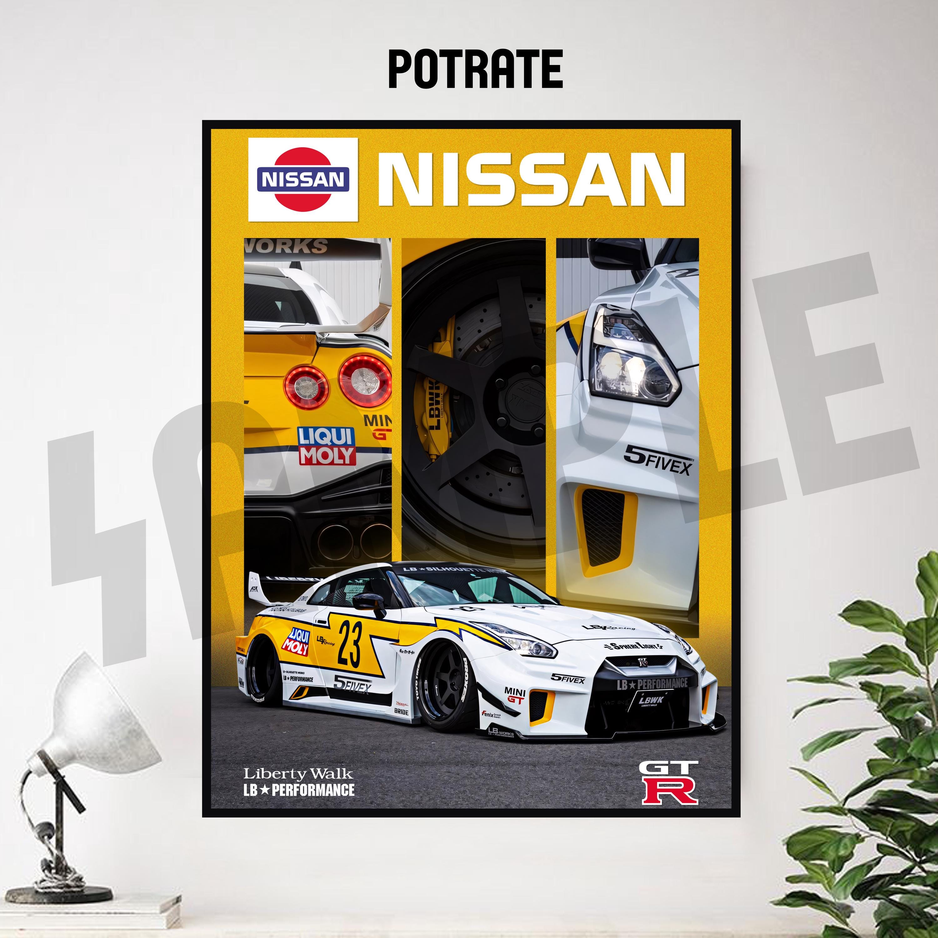 Nissan GTR R35 Liberty Walk Poster - Etsy