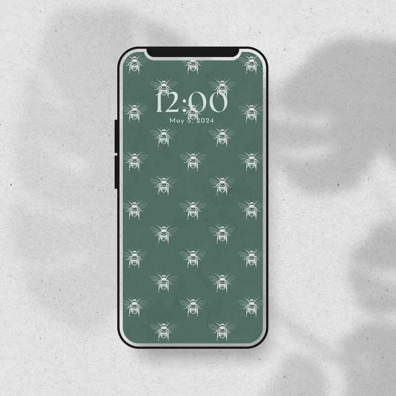 Bee Wallpaper - Etsy