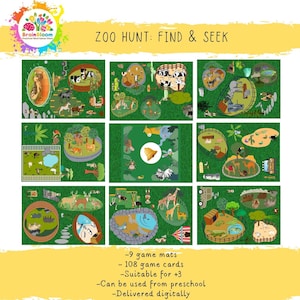 Zoo Hunt- Find & Seek : Digital Educational Game for Preschool