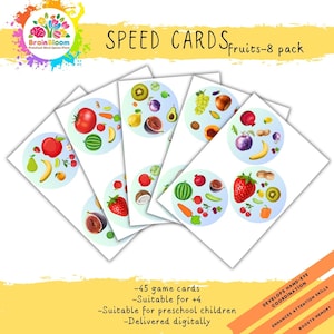 Preschool Matching Game Printable | Spot It Card Game Activities