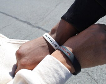 Watch Me Evolve. 2 Wristbands package