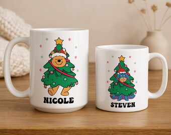 Tasse De Noël Winnie L'Ourson - Neuve, Pour Un Cadeau Tout Doux