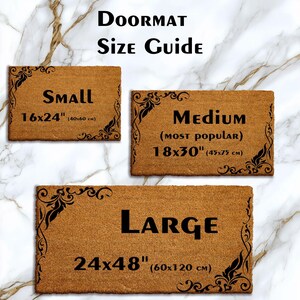 Personalized Mountain Doormat, Custom Family Name Welcome Mat, Mountain & Forest Entryway Door Mat, Retro Home Decor, Outdoor Adventure Rug