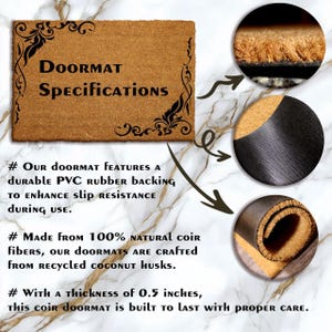 Hippity Hoppity Get Off My Property Doormat, Funny Frog Home Decor, Go Away Coir Mat, Outdoor Entrance Rug, Humorous Housewarming Gift image 8