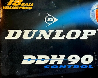 Vintage Dunlop DDH 90 Control Golf Balls 18-Pack New 1990s USA