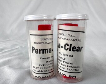 Vintage Perma-Clear Anti-Fog Anti-Glare Wax Sticks Set of 2 No. 3318466