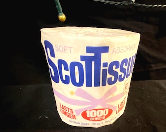 Vintage 1978 Scot Tissue Toilet Paper NOS Water Spots Rare