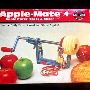 vintage Apple-Mate 1 by Norpro Apple Peeler, Parer, Corer and Slicer