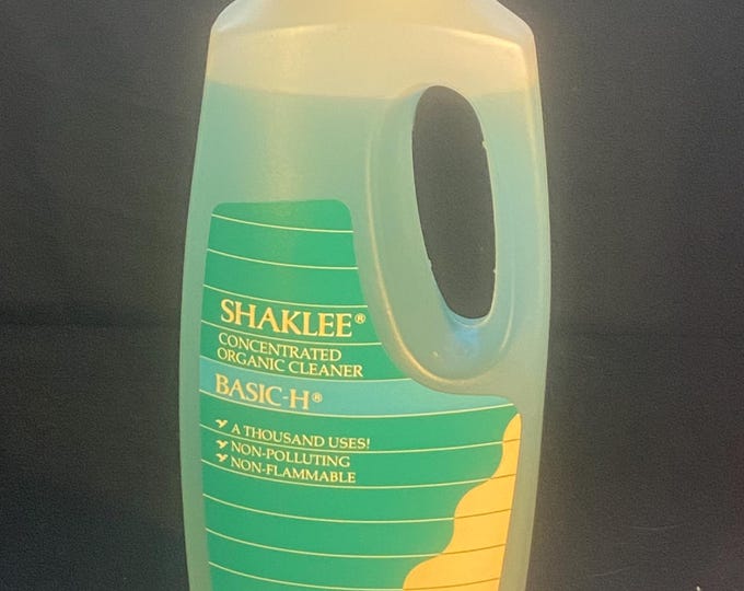 Shaklee Basic H Concentrated Organic Cleaner Discontinued 32 Oz Bottle ...