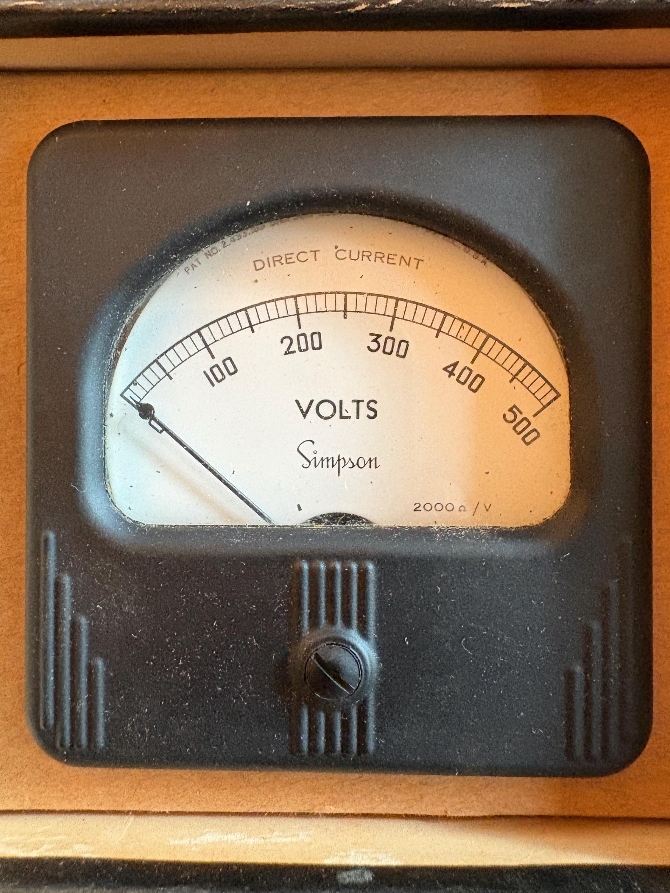 Vintage Volt Meter - Etsy