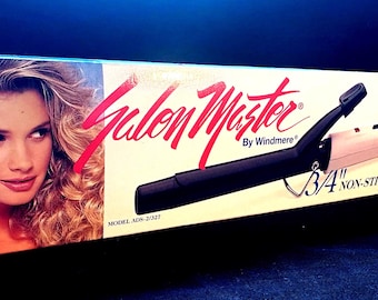 1995 Windmere Salon Master 3/4" Curling Iron ADS-2/327 - New in Box (NOS)