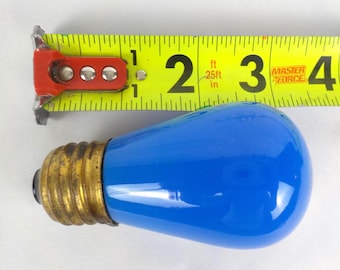Rare Vintage GE Blue Light Bulb 6W 125V - Tested, 1970s, Lamp Not Included