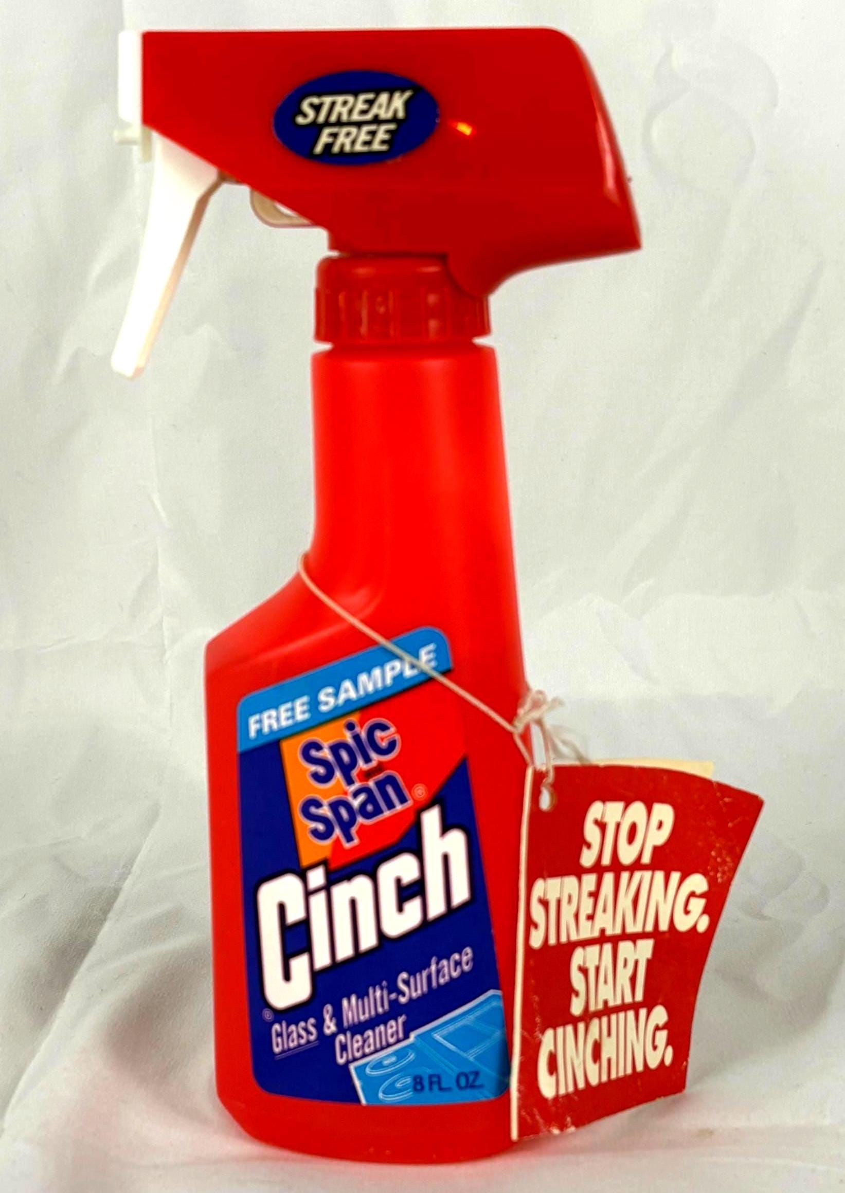 Vintage 1991 Spic & Span Cinch Glass Cleaner 8 Oz Free Sample 80