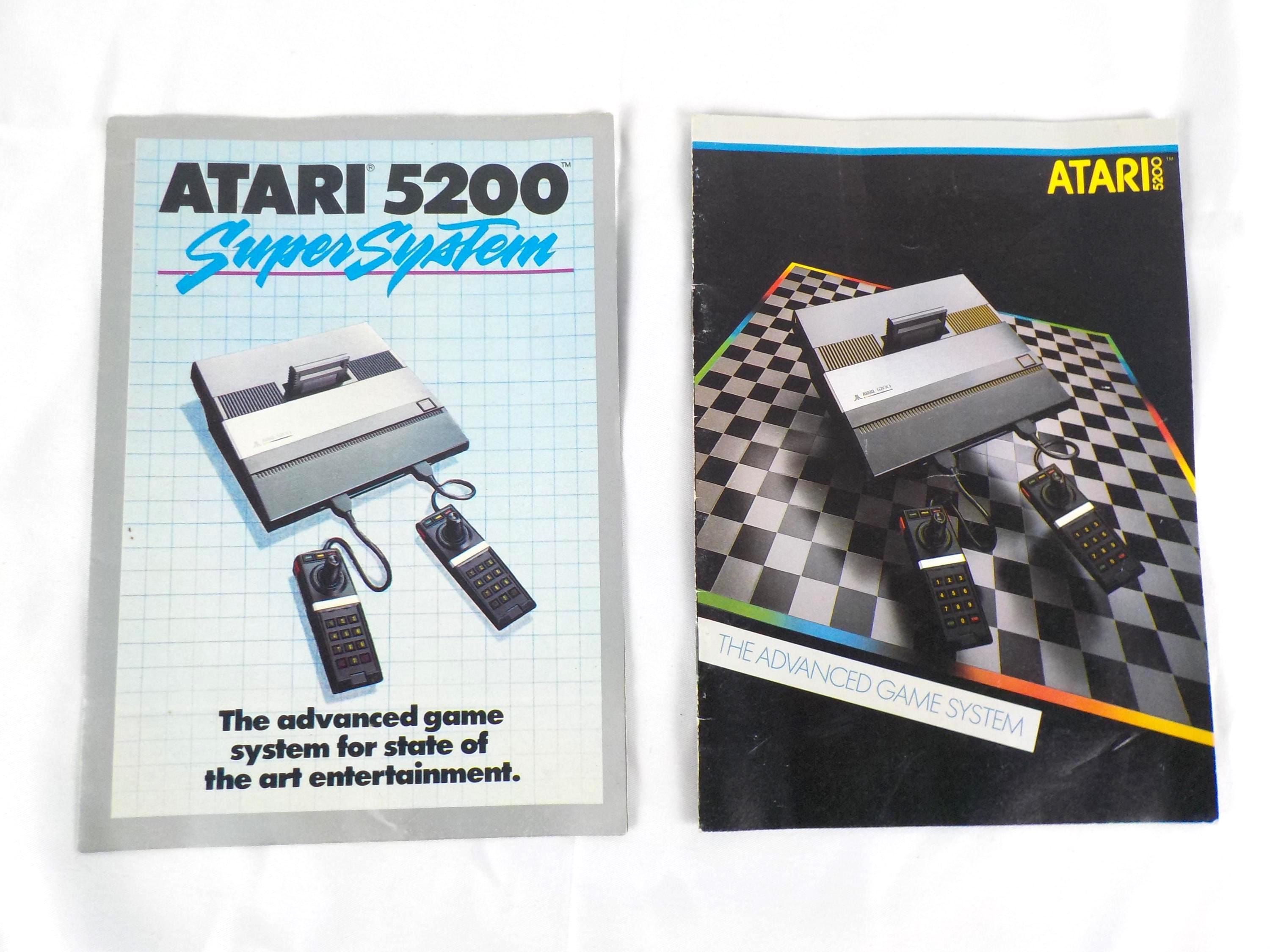 M*u様 Atari 5200 ゲームソフト 9本セット Vintage 1983 Atari 5200 System and Game Cartridge Catalogs Set - Etsy