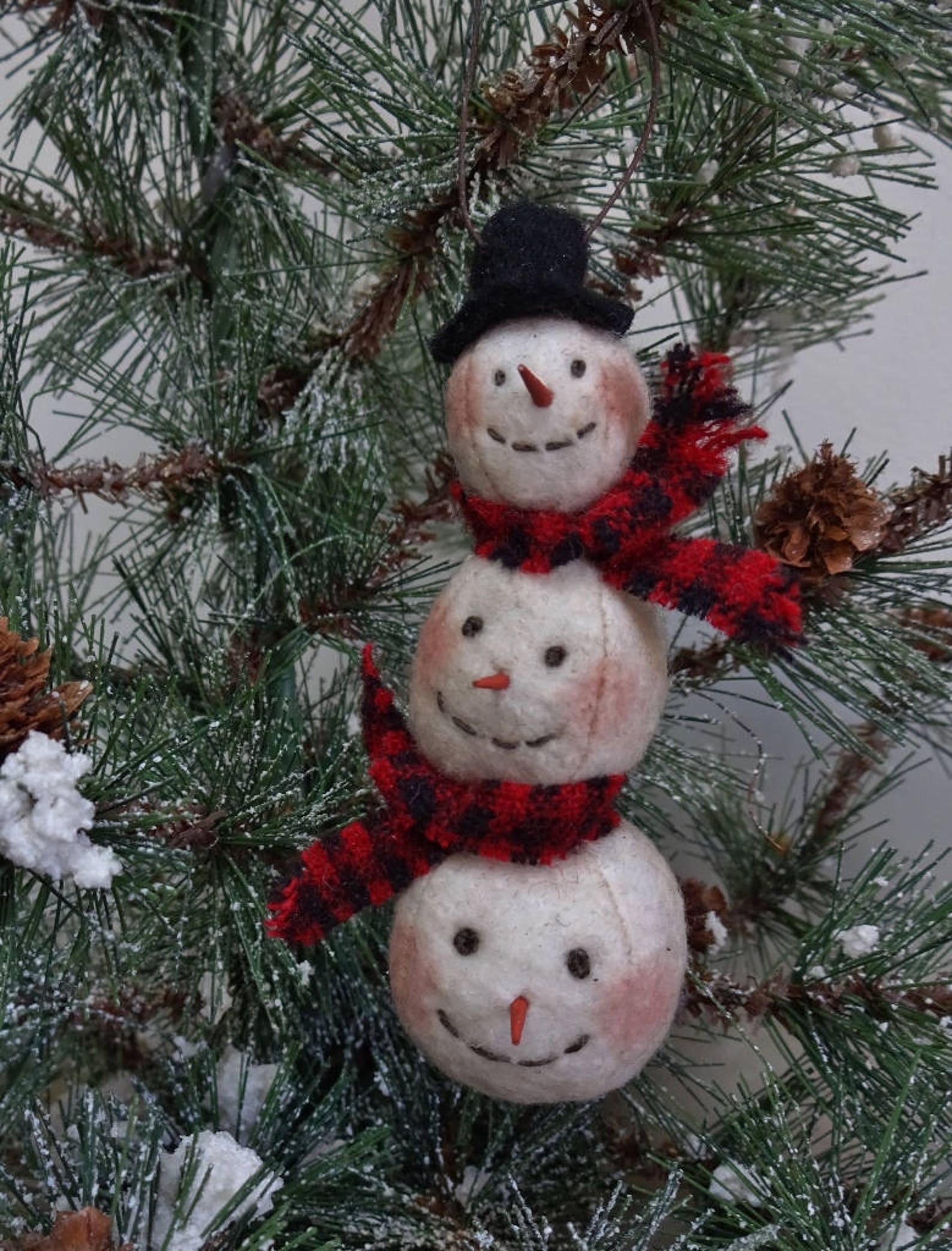 Made To Order SnowMan Snowball Cotton Batting Christmas Etsy