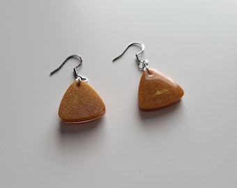 Triangle shaped earrings