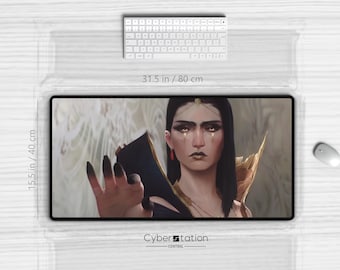 LEAGUE of LEGENDS- Gaming Desk Mat | LEBLANC |  31.5 x 15.5 in / 80 x 40 cm - Plotting with Vladimir - xl mouse pad - merch