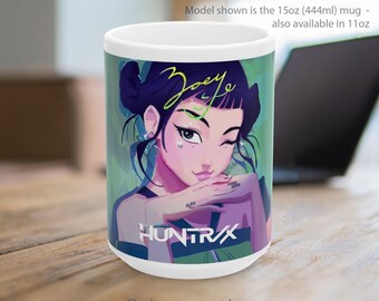 KDH | Idol Mug Zoey | 11oz or  15oz | 100% ceramic cup | Gift idea Huntr/x
