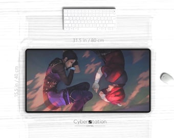 ARCANE - Gaming Desk Mat | CAITLYN & VI |  31.5 x 15.5 in / 80 x 40 cm -  Caitvi Bed  - merch -  xl mouse pad