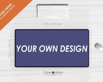 CUSTOM DESIGN - make your own personalized desk mat /playmat / mousepad
