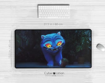 KPoP Demon Hunters - Gaming Desk Mat | DERPY TIGER  |  31.5 x 15.5 in / 22x 12in  - Rumi, Zoey, Mira | Gift Idea