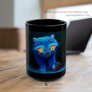 KPOP DEMON HUNTERS | Derpy Tiger | Black Mug | 11oz (333ml) or 15oz (444ml) | Gift idea