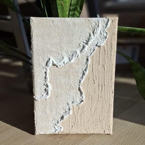 Konst, 20x30, texturpasta, blommor, texturerad blomsterkonst. Texturerad bild, akrylmålning. Originalkonstverk, texturerad konst, väggdekoration, present