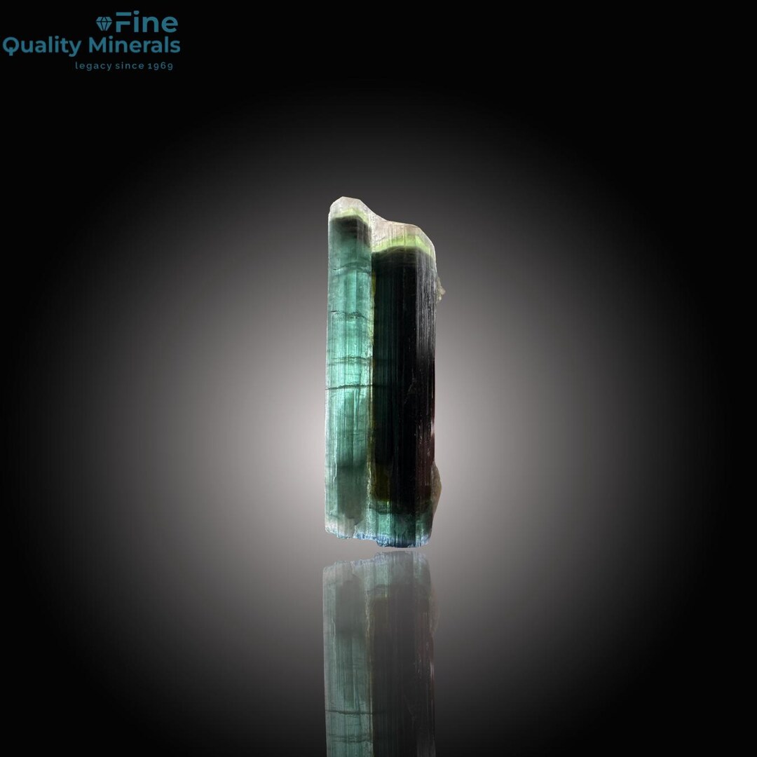 4 Tranches De Tourmaline Indicolite Naturelle 4,03 Ct - Bleu Intense, Qualité Gemme, Non Traitée