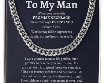 Men's Cuban Link Chain | Thoughtful Gift for Husband or Boyfriend