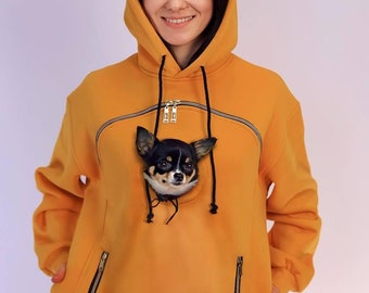 Custom Pet Accessories - Personalized Tote, Pet Carrier Hoodie & Dog Tote Bag | Perfect for Puppies and Pugs