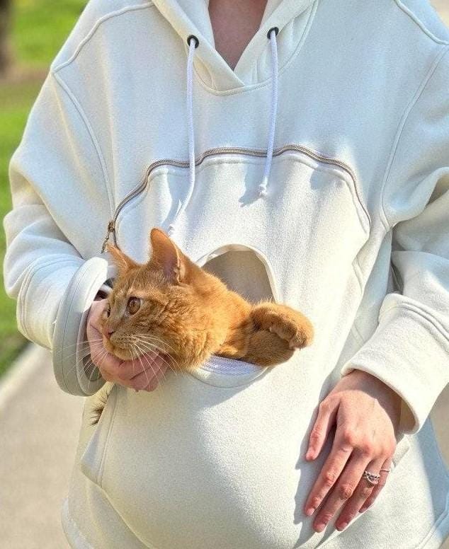 Stylish Pet Hoodie, Bag & Accessories | Handcrafted Sling, Travel Essentials, and Kitty Items