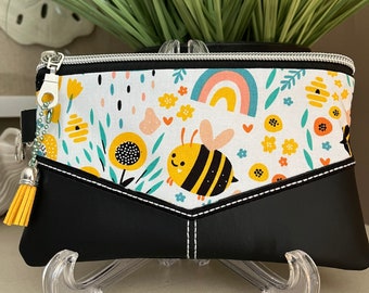 Bumblebee Zipper Bag Pouch Mini Purse