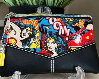 Superhero Zipper Bag Pouch Mini Purse