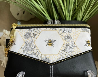 Honeybee Zipper Bag Pouch Mini Purse