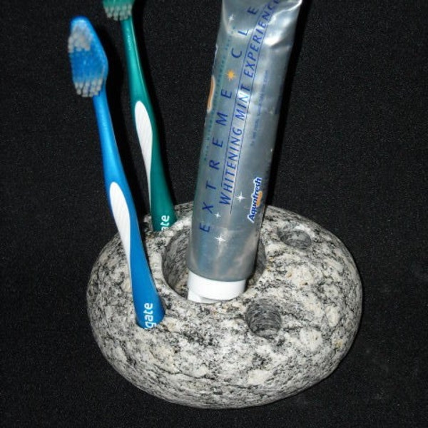 Stone Toothbrush Holder Etsy