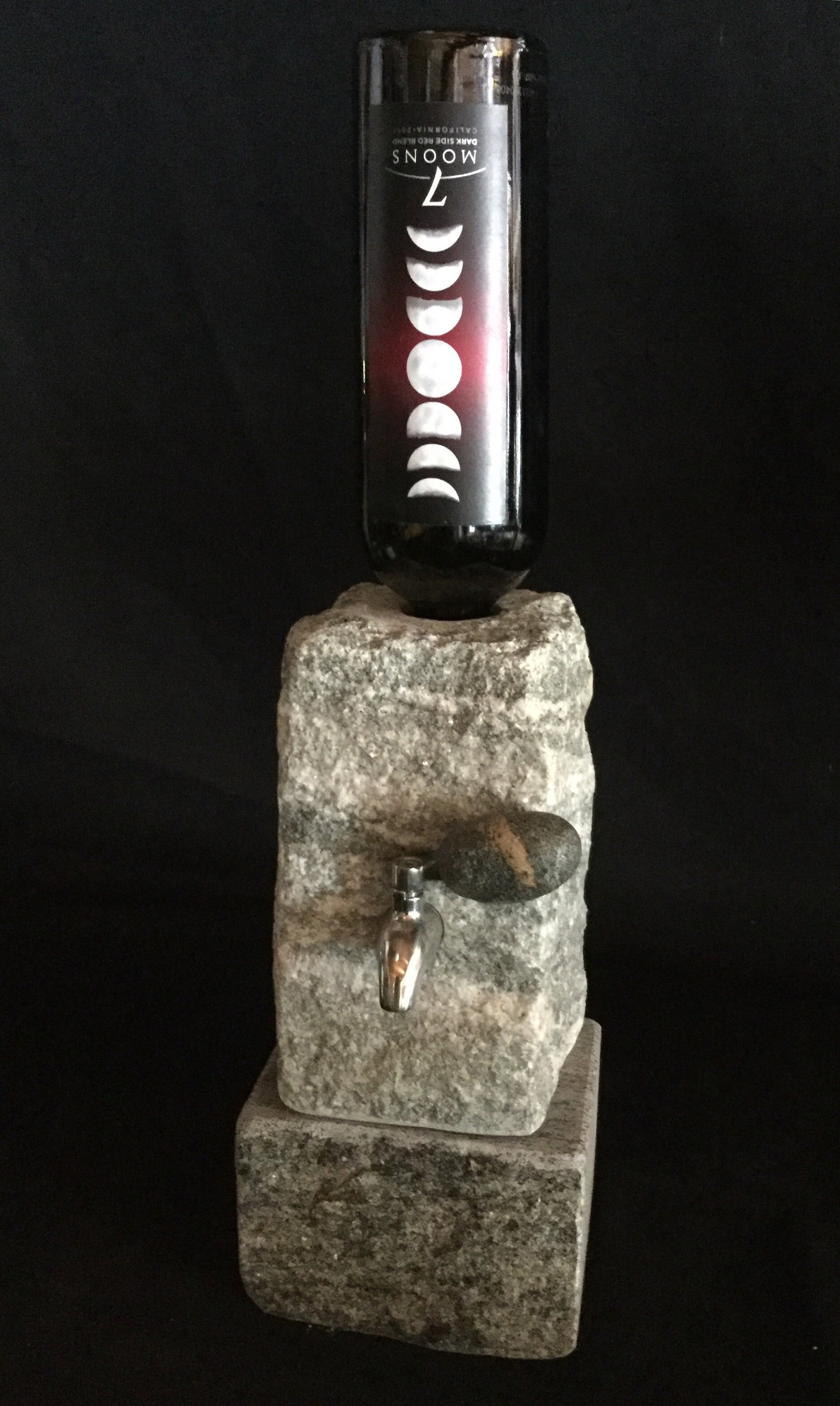 Stone Liquor Dispenser With Stone Pedestal Base Included Etsy