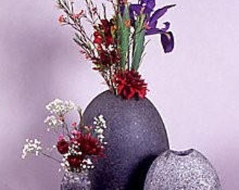 Natural Stone Vase 5-6" tall