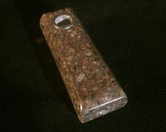 Herbal Stone Pipe......  Granite shaped and polished