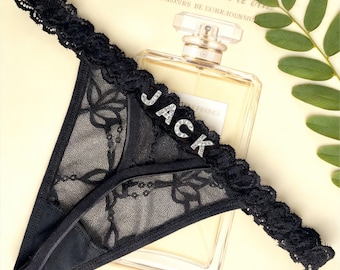 Custom Name Thong | Name Thong | Custom Thong | Personalized Thong with Name