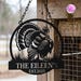 Personalized Wild Turkey Farm Metal Wall Art, Custom Turkey Farm Name ...