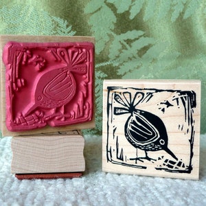 Bird rubber stamp from oldislandstamps
