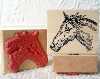 Horse rubber stamp from oldislandstamps