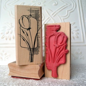 Tulpe Collage Stempel von oldislandstamps