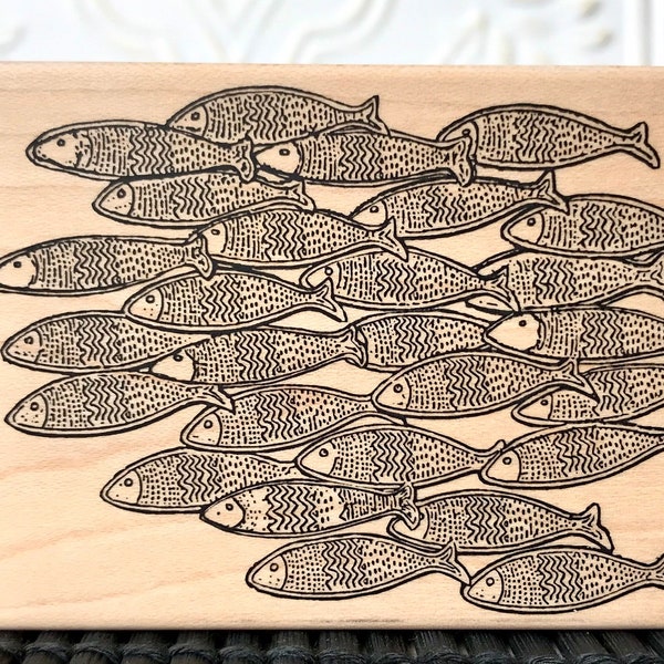 Stempel „School of Fish“ von oldislandstamps