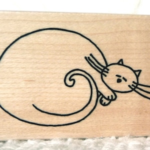 Kattenslaap rubber stempel van oldislandstamps