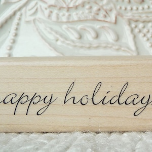 Frohe Feiertage Stempel von oldislandstamps