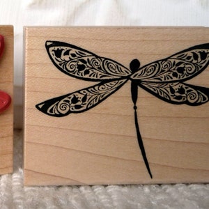 Dawne's Dragonfly rubber stamp from oldislandstamps