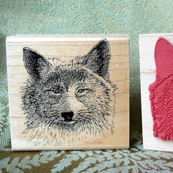 Coyote rubber stamp from oldislandstamps