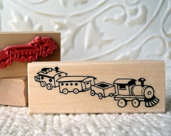 Choo Choo Spielzeug Zug Stempel von oldislandstamps